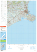 NZ Topo 250 Map 23 - Christchurch