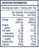 The Crafty Weka Bar 70g (Gluten Free)