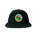 Big Agnes OG Logo Flat Brim Twill Trucker Hat - Black