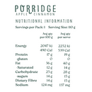 Yum - Apple Cinnamon Porridge 110g