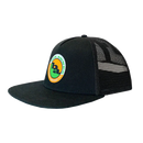Big Agnes OG Logo Flat Brim Twill Trucker Hat - Black