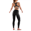 Skins Series 3 Womens 7/8 Tights with Pocket - Black