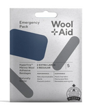 Wool Aid Merino Wool Adhesive Bandages - Emergency Pack 5pcs