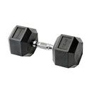York Hexagonal Rubber Dumbbell