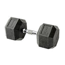 York Hexagonal Rubber Dumbbell