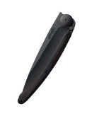 Deejo Black 37g Knife with Ebony Handle