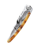 Deejo Mirror 37g Knife with Tortoiseshell Handle, Aviation