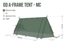 DD Hammocks A-Frame Tent, Multicam