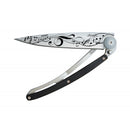 Deejo Tattoo 37g Knife with Ebony Handle, Score