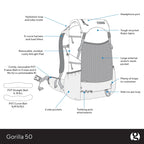 Gossamer Gorilla 50 Ultralight Backpack