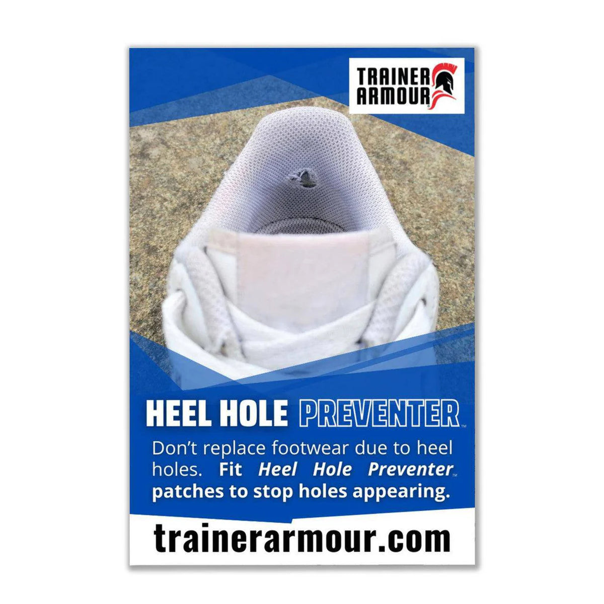 Trainer Armour Heel Hole Preventer Pack