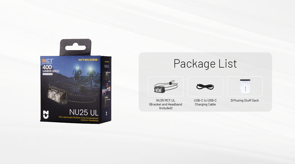 Nitecore NU25 MCT UL Headlamp