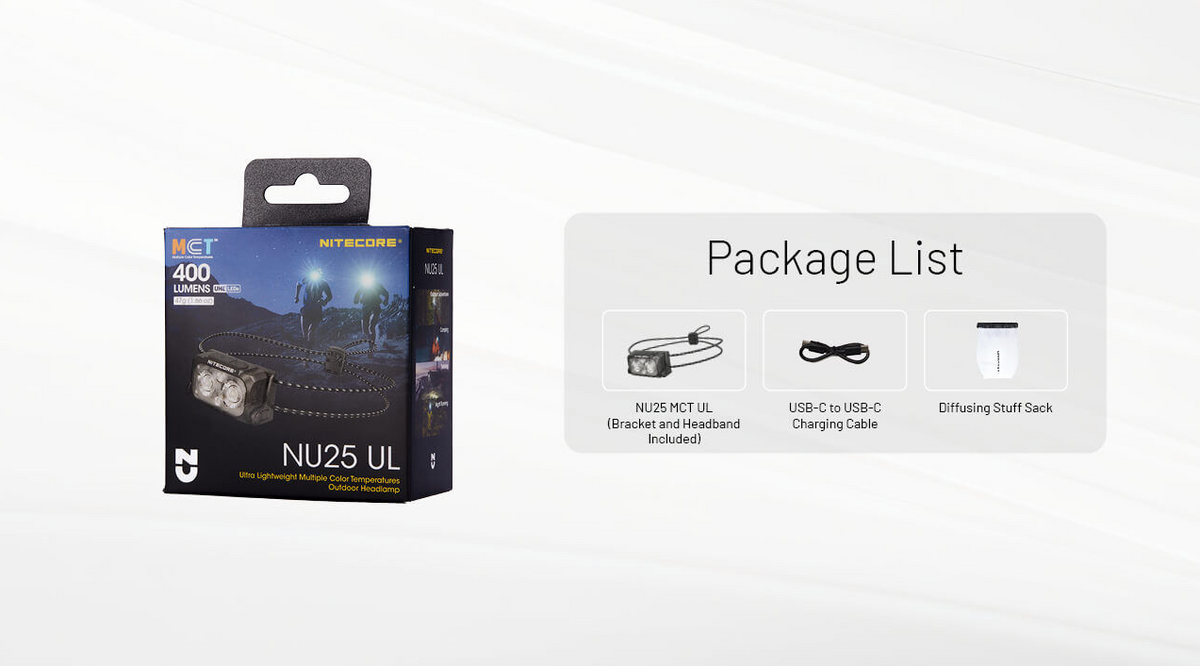Nitecore NU25 MCT UL Headlamp
