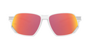 Hilx Kinetik Syndicate Sunglasses - Matte White w/ Red Lens | Gearshop NZ