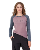 Mons Royale Women's Icon Merino Raglan Long Sleeve Top | Gearshop NZ