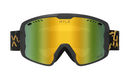 Hilx Piryx Bandit Goggle - Matte Black w/ Gold Polarized Lens | Gearshop NZ