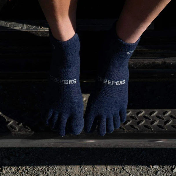 Creepers Merino Toe Socks - Quarter Crew Length Ltd Edition
