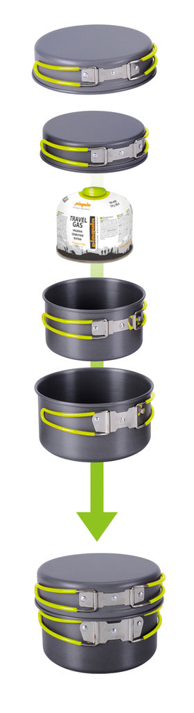 Pinguin Quadri Cookware Set 3-5 Person