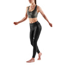 Skins Series 3 Womens 7/8 Tights with Pocket - Black | Gearshop NZ