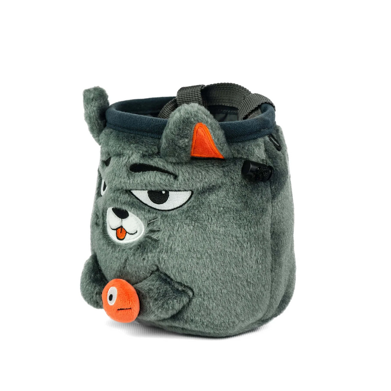 YY Vertical Grey Cat Chalk Bag