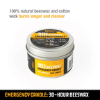 UCO 30hr Beeswax Emergency Candle