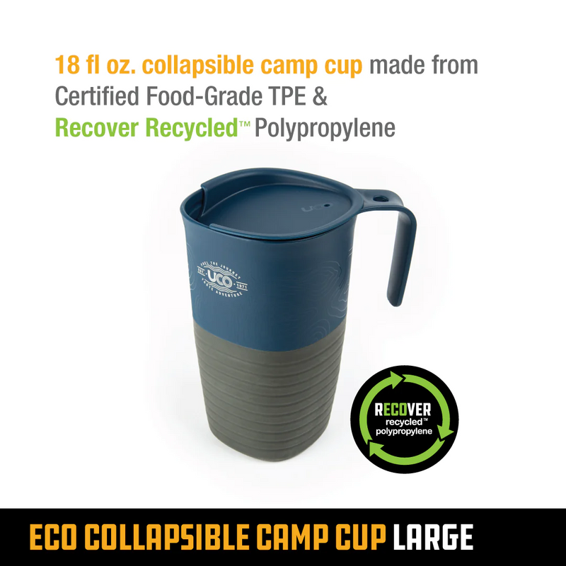 UCO Large Collapsible Camp Cup - Blue