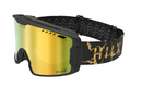 Hilx Piryx Bandit Goggle - Matte Black w/ Gold Polarized Lens | Gearshop NZ