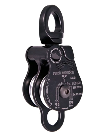 Rock Exotica Omni Block 1.5 Double Swivel Pulley