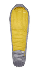 Rab Women's Neutrino -6degC Down Sleeping Bag Reg LH - Zinc/Dark Pollen | Gearshop NZ