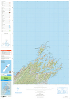 NZ Topo 250 Map 13 - Nelson