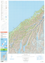 NZ Topo 250 Map 21 - Haast