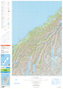 NZ Topo 250 Map 21 - Haast