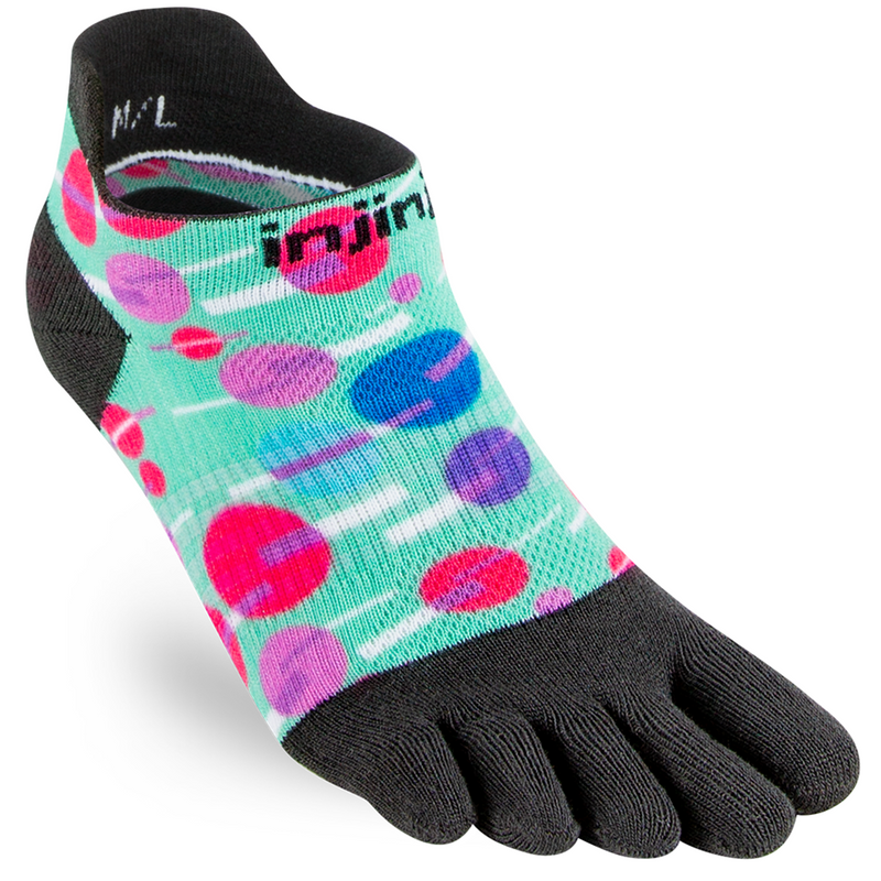 Injinji Spectrum Womens Run Lightweight No-Show