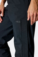 Rab Womens Firewall Waterproof Pants Black | Gearshop NZ