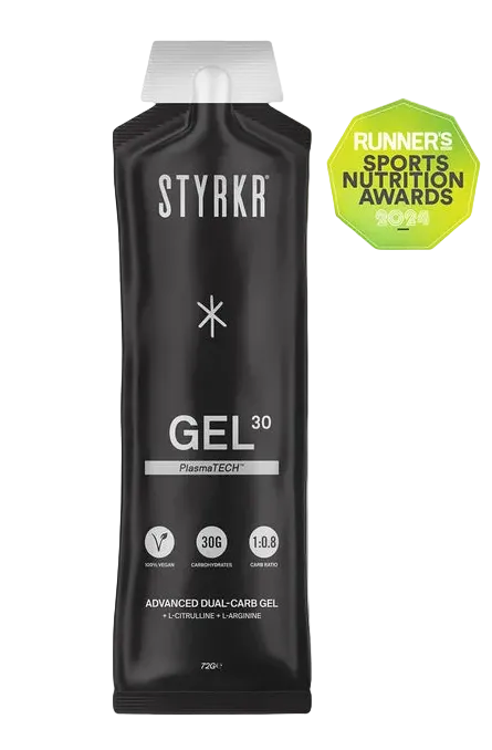 Styrkr Gel GEL30 Citrulline Dual-Carb Energy Gel Strawberry/Raspberry