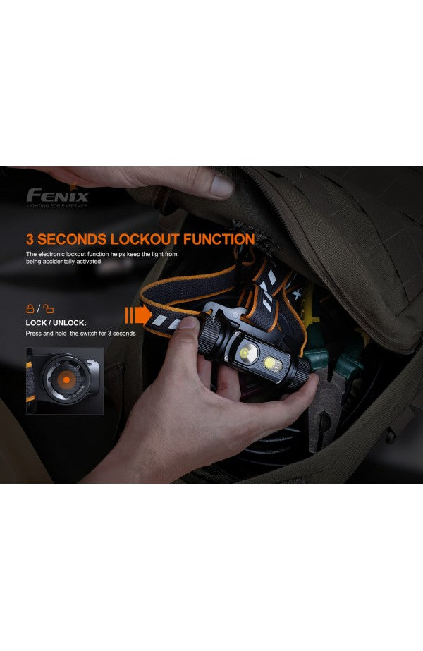 Fenix - Headlamp HM70R(1,600 lumens)