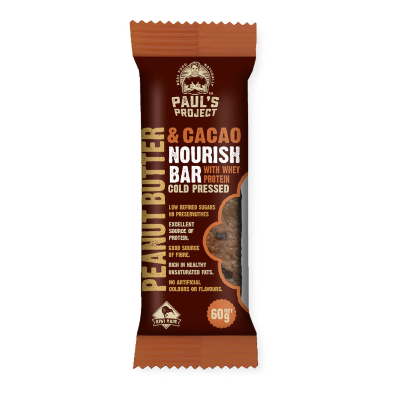 Paul's Project Nourish Bar - Peanut Butter & Cacao