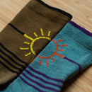 Point6 Merino Rising Sun III Ultra Light 3/4 Crew Sock