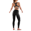 Skins Series 3 Womens 7/8 Tights with Pocket - Black | Gearshop NZ