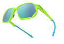 Hilx Kinetik Syndicate Sunglasses - Matte Green w/ Green Polarized Lens | Gearshop NZ