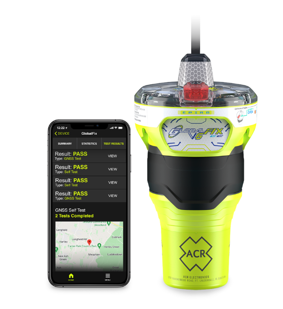 ACR GLOBALFIX V6 EPIRB CAT.1 with Return Link Service and Mobile App