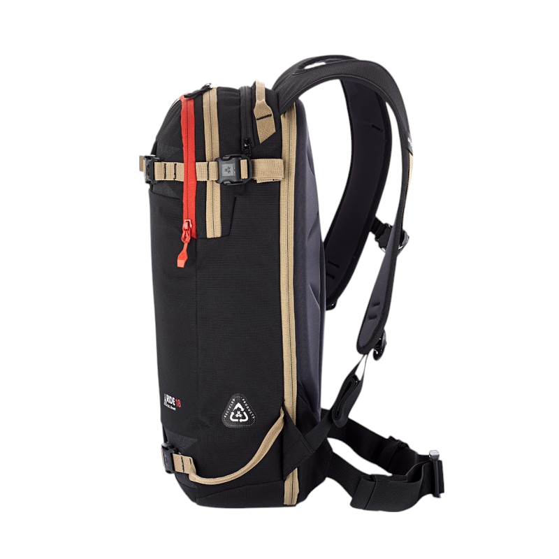 Arva Black Ride 18 Snowsports Backpack - Black