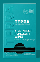 Terra Kids Insect Repellent Wipes - 30x | Gearshop NZ