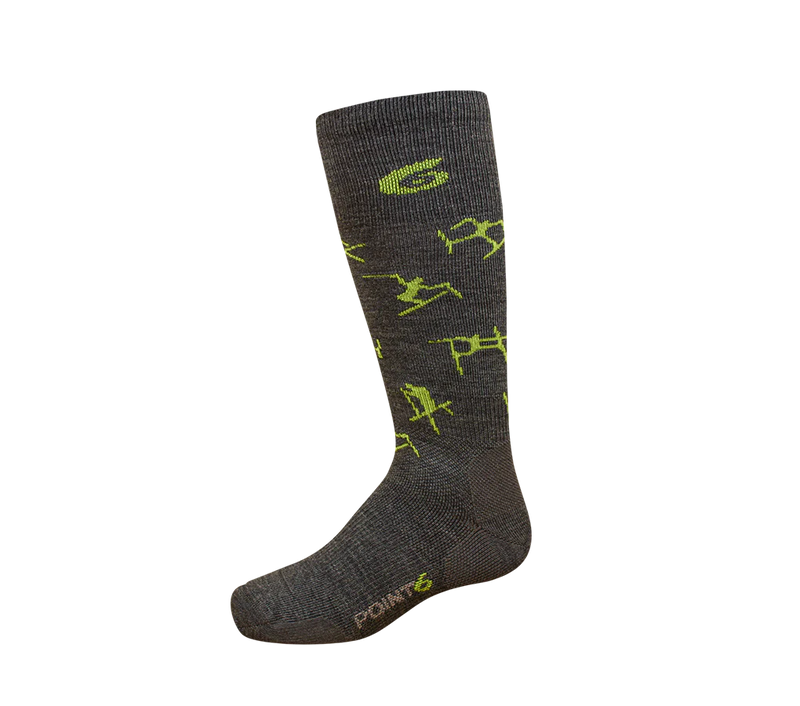 Point6 Merino Kids Rad Ultra Light OTC Ski/Snowboard Socks