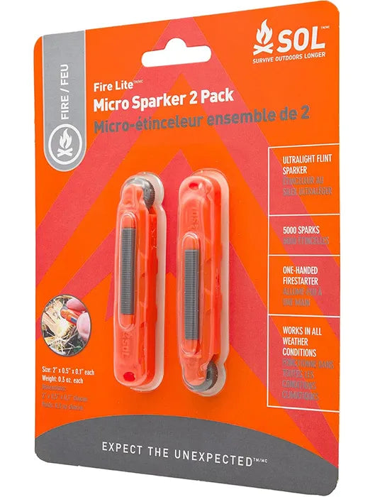 SOL Fire Lite Micro Sparker 2pk