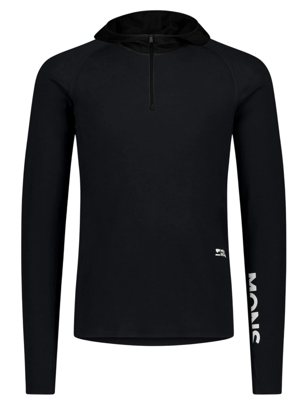 Mons Royale Men's Temple Merino Long Sleeve Hood