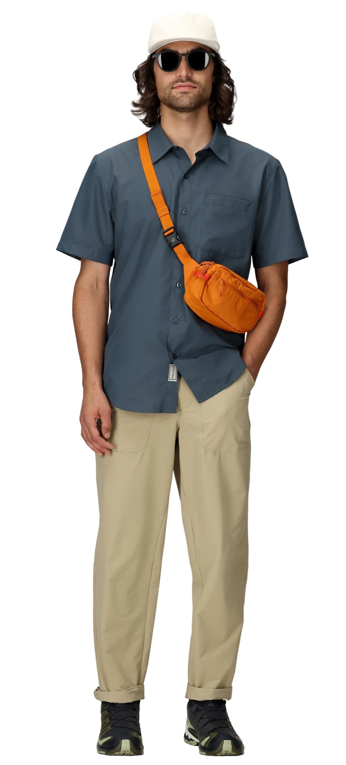 Marmot Men's AirExchange UPF 40 Short-Sleeve Collared Shirt