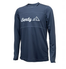 Sendy Men's Bold Black Long Sleeve Bike Jersey