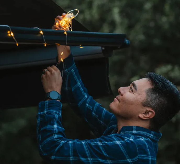 LuminAID Solar String Light with Phone Charger