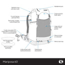 Gossamer Mariposa 60 Backpack | Gearshop NZ